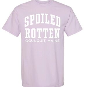 Comfort Colors Spoiled Rotten Short Sleeve  T-Shirt Size XXL NWT Ogunquit Maine